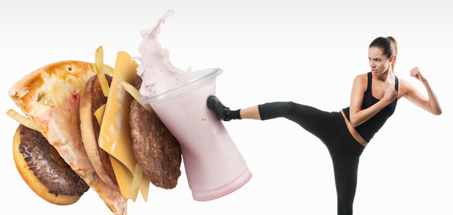 Rechazar la comida dañina