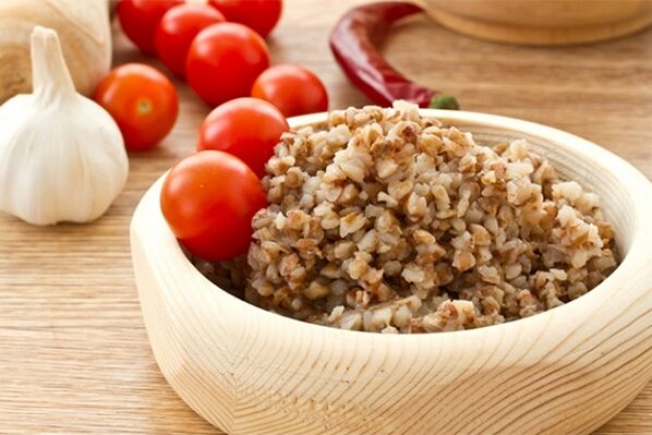 Gachas de verduras de trigo sarraceno