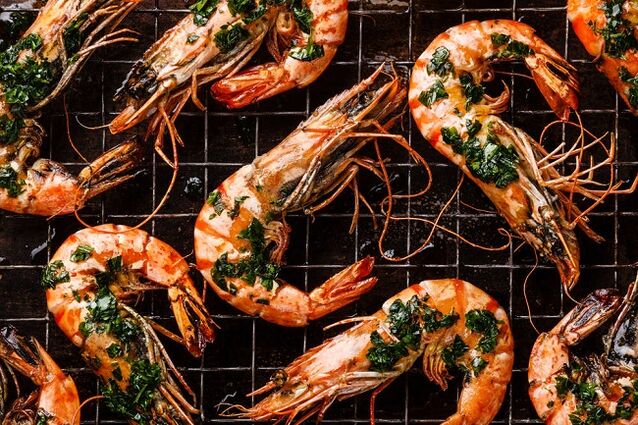 Camarones en la dieta cetogénica
